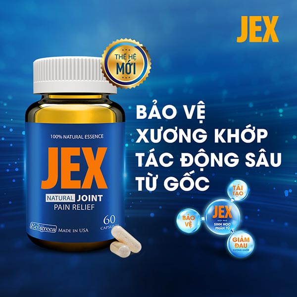 Jex cải thiện viêm bao hoạt dịch
