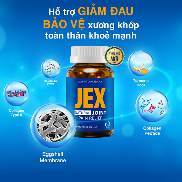 Jex hỗ trợ cải thiện bệnh xương khớp