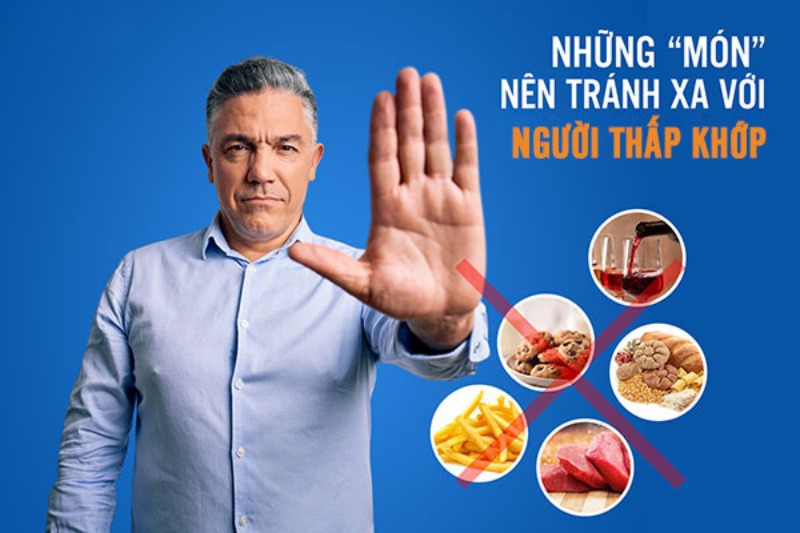 Thực phẩm người thấp khớp nên tránh