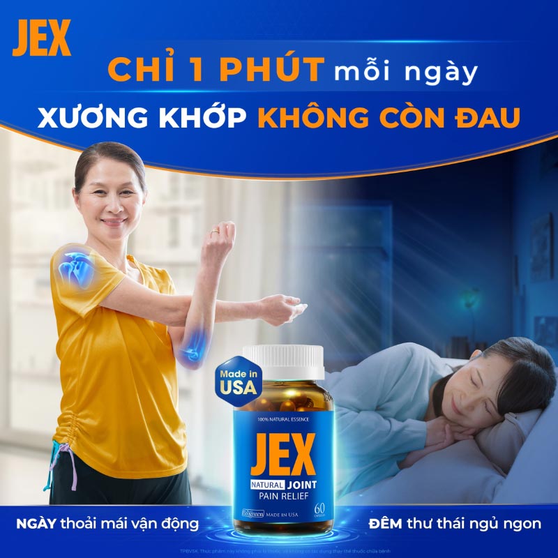 JEX cải thiện viêm khớp vai