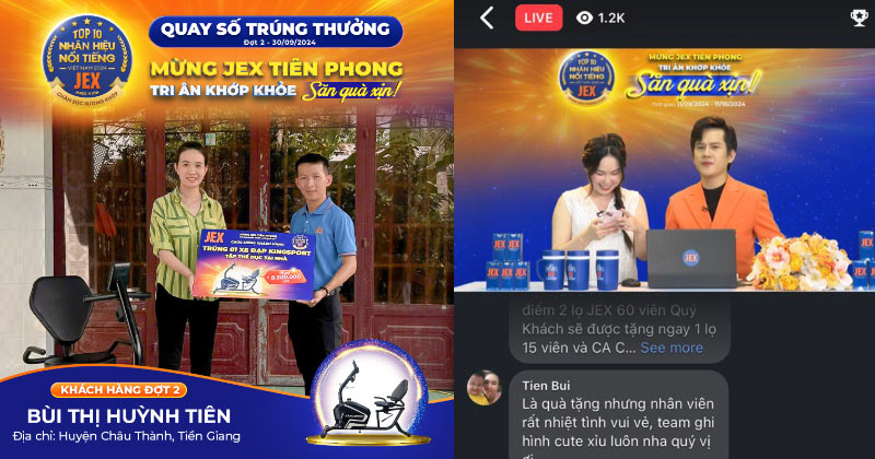 JEX quay số đợt 3