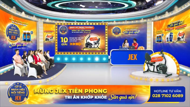 Live quay số JEX đợt 2 mưng JEX tiên phong