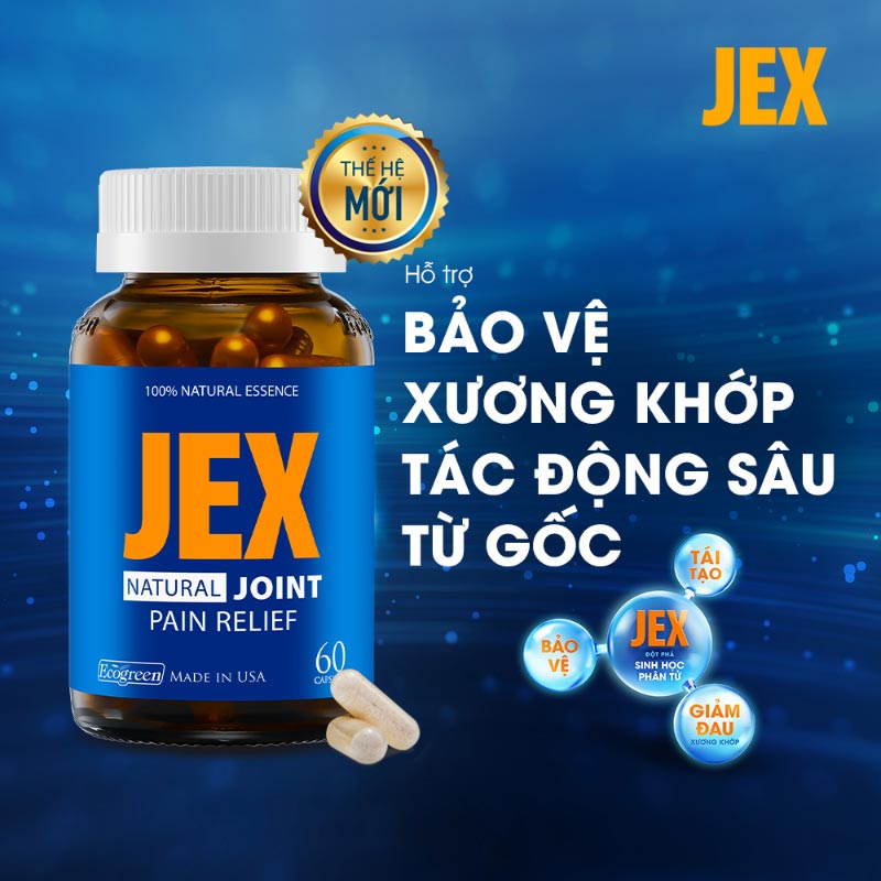 JEX hỗ trợ cải thiện tình trạng viêm đa khớp