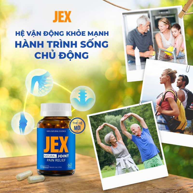 JEX cải thiện tình trạng viêm khớp háng