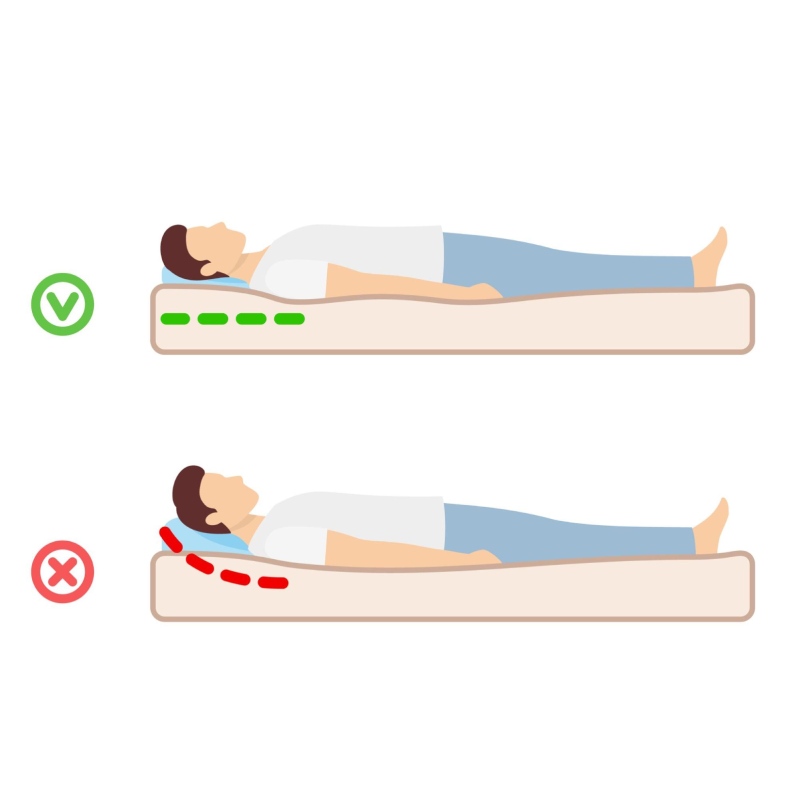 Lựa chọn gối có chiều cao phù hợp