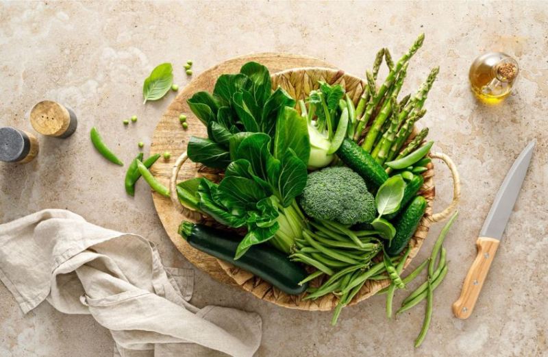 Rau xanh tốt cho người bệnh xương khớp