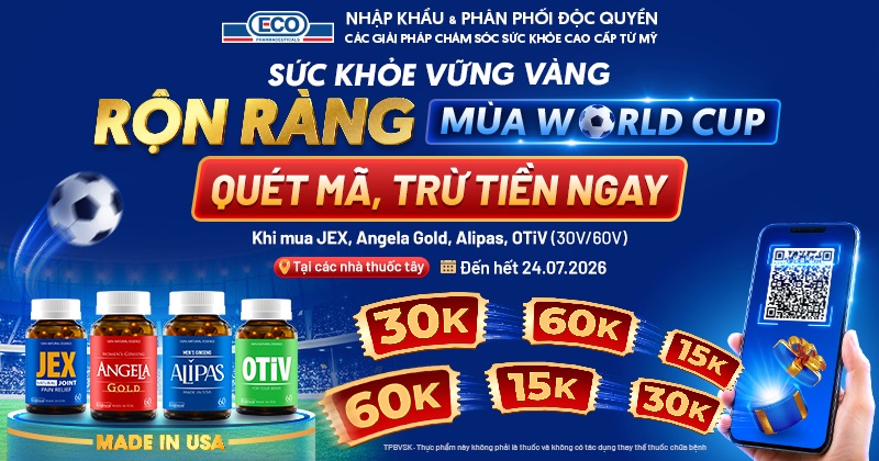 ECOGREEN – SỨC KHỎE VỮNG VÀNG – RỘN RÀNG MÙA WORLD CUP