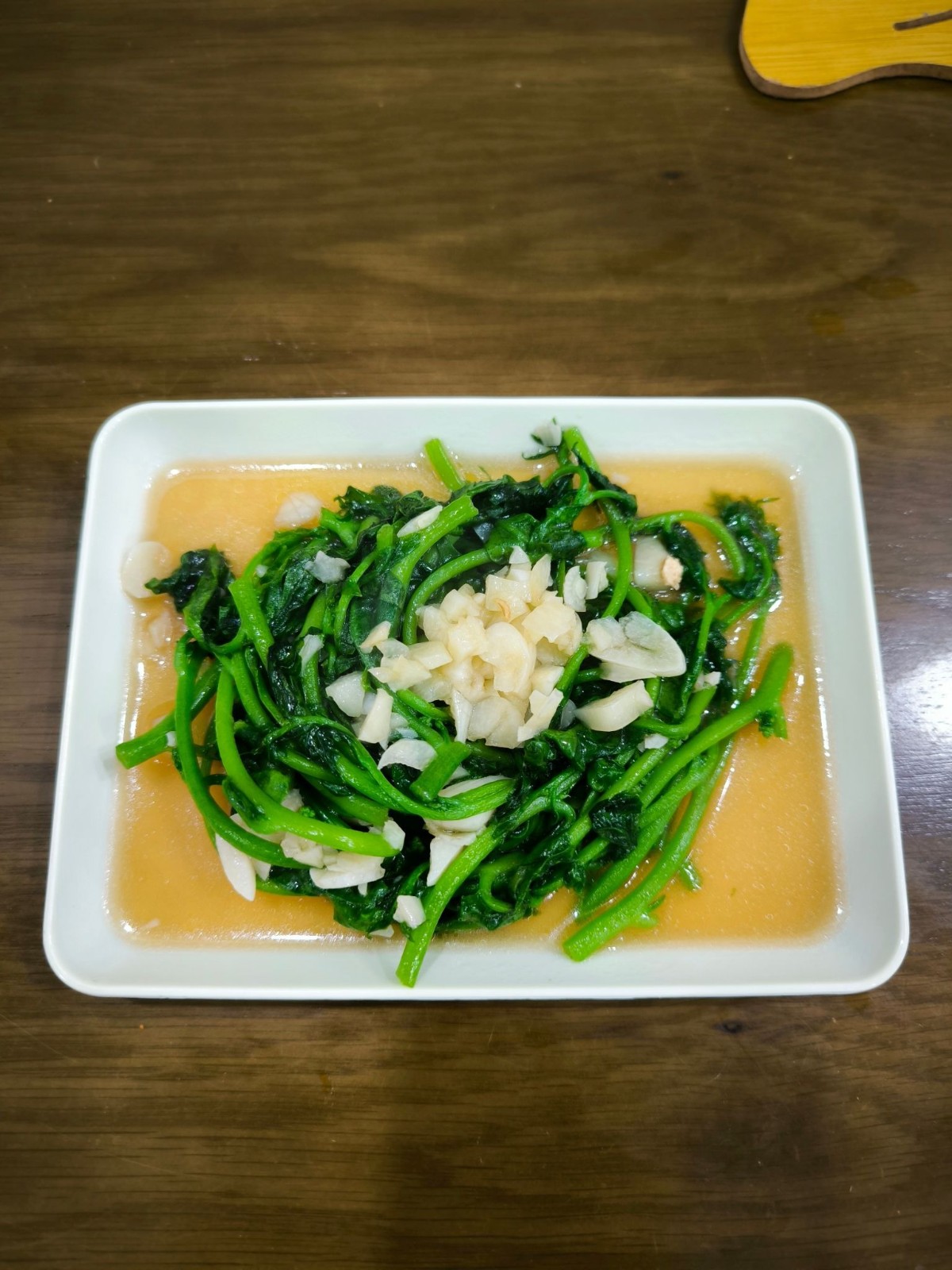 rau mồng tơi xào tỏi