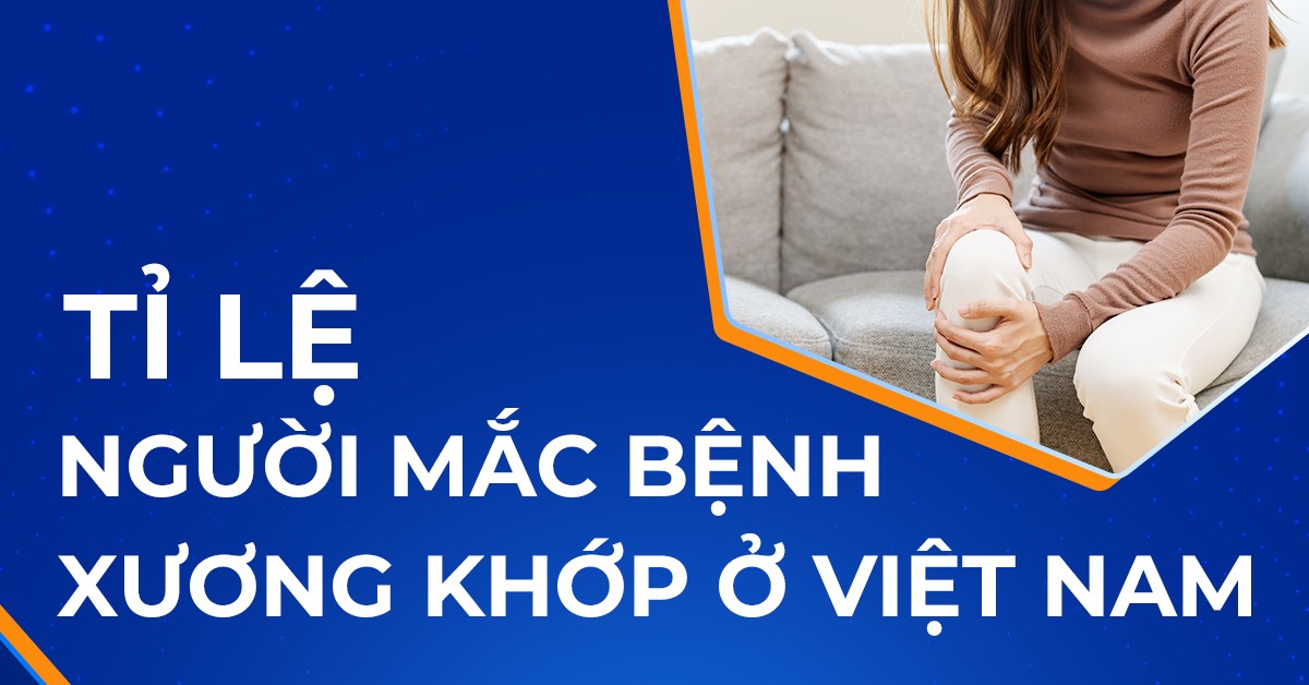 Tỷ lệ người mắc bệnh xương khớp ở Việt Nam ở mức đáng báo động