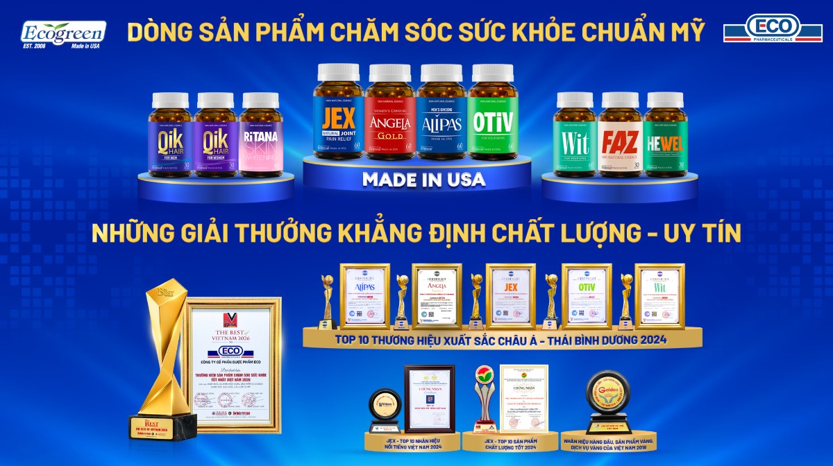 “Ông lớn” ngành Dược ECO: Hơn 15 năm khai mở sản phẩm sức khỏe công nghệ cao, chuẩn Mỹ